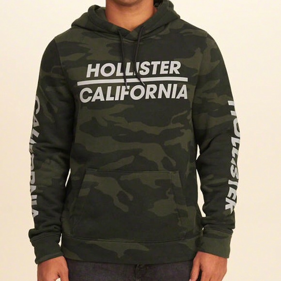 Hollister Shirts Hollister Camo Hoodie Poshmark